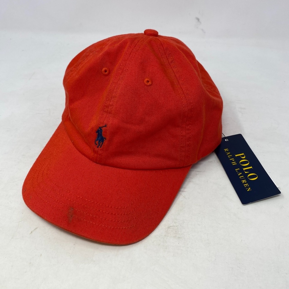 NEW Polo Ralph Lauren Youth Red Hat/Blue Pony - Strapback size 8-20